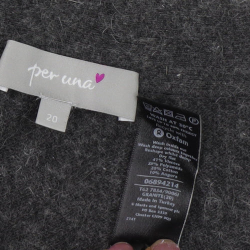 Marks and Spencer Women's Grey Jumper Size 20