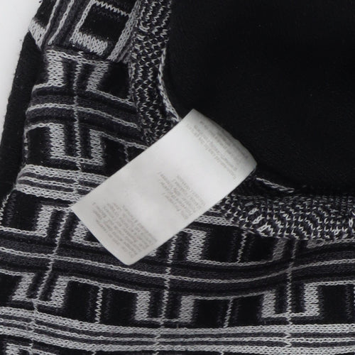 River Island Men's Black Collared Pullover Jumper L
