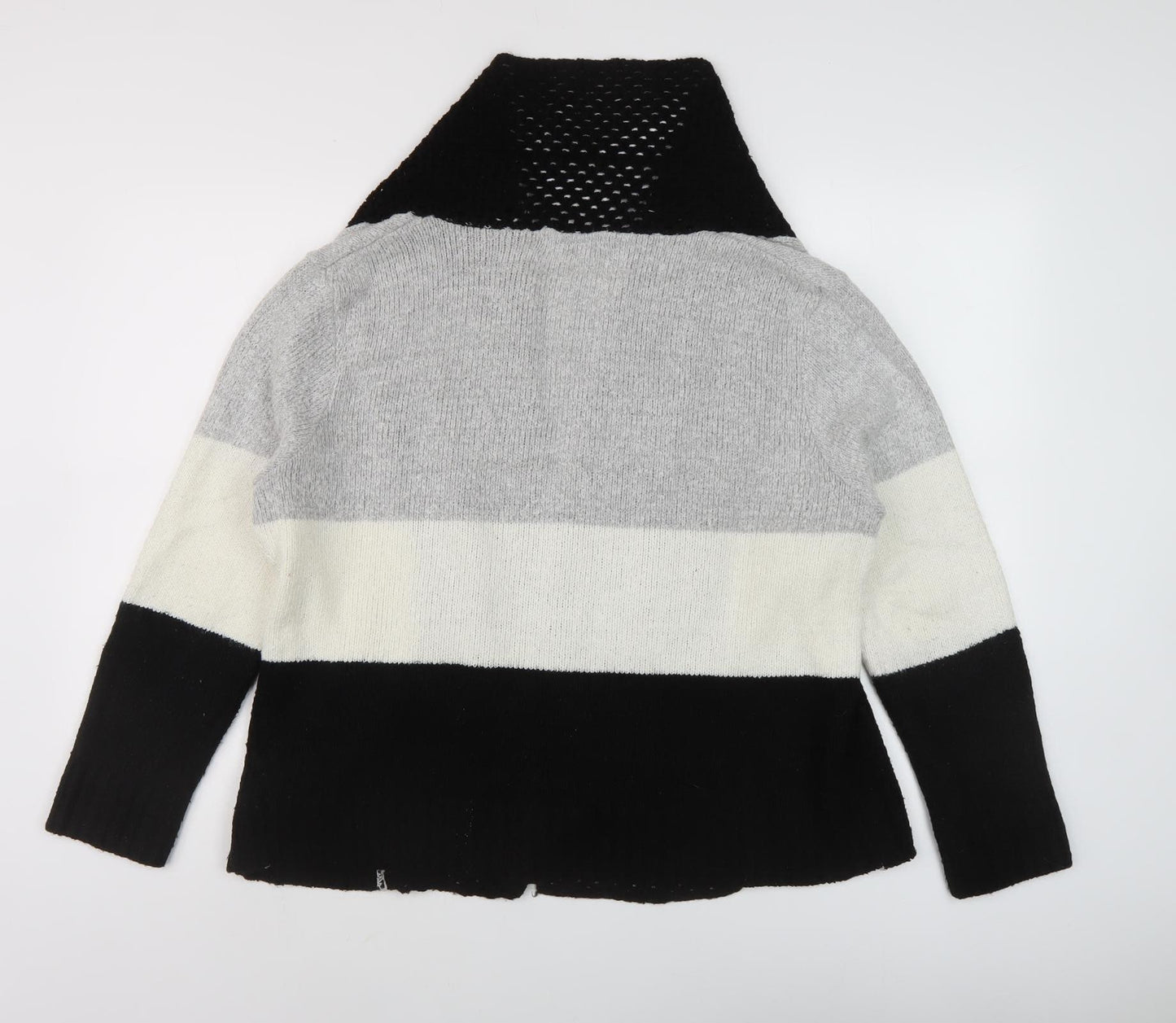 Bassini Women's Black Cardigan, Regular, Long Sleeve