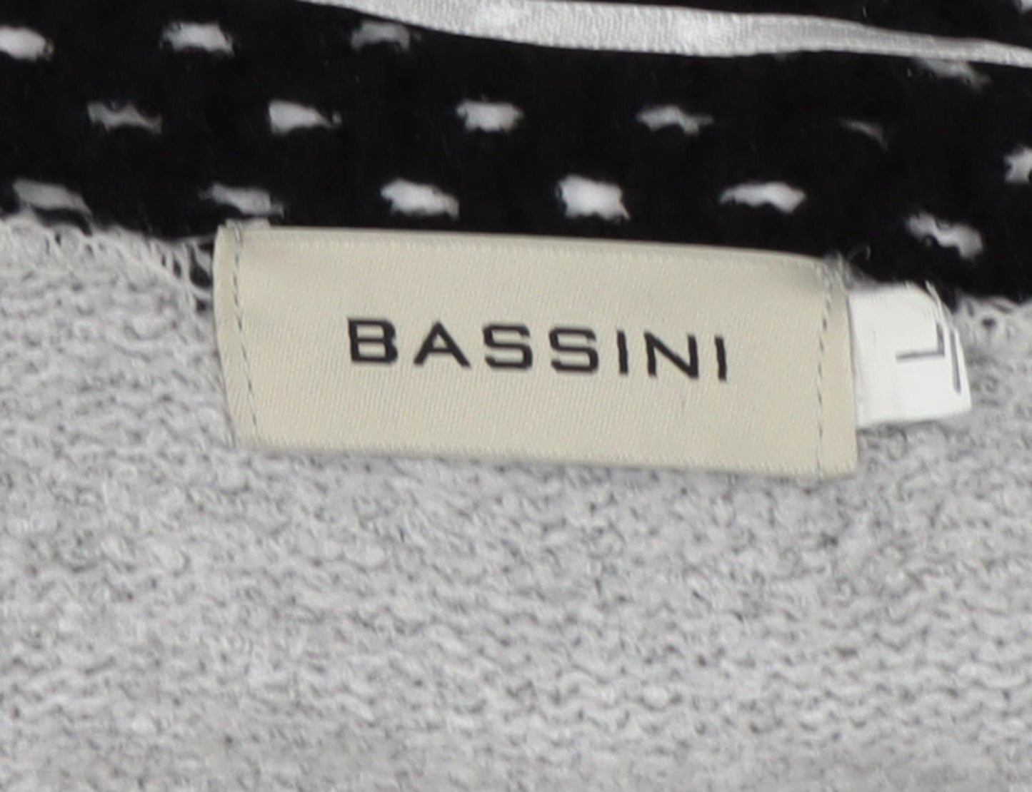 Bassini Women's Black Cardigan, Regular, Long Sleeve