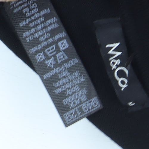 M&Co Women's Black Cardigan UK 12, Sequin Accents