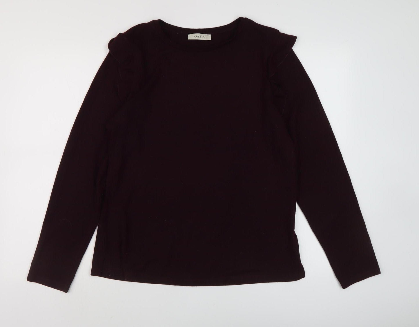 Oasis Women's Black Long Sleeve Jumper Size L