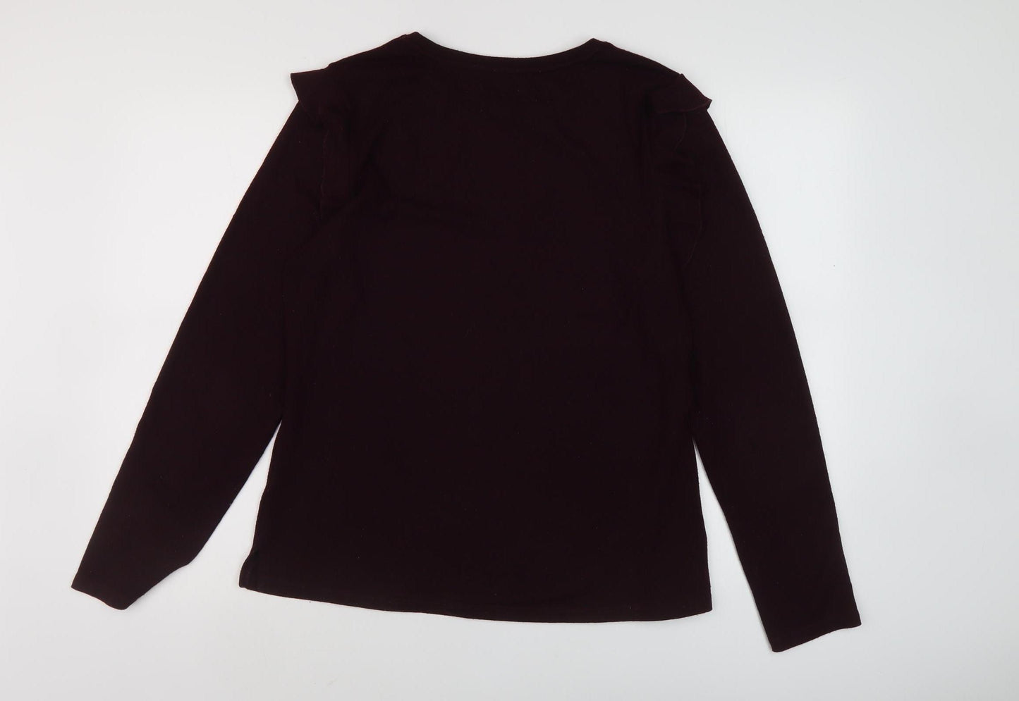 Oasis Women's Black Long Sleeve Jumper Size L