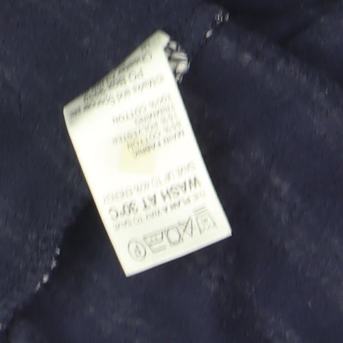 Marks and Spencer Women's Blue Striped Sweatshirt 12