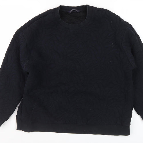 Marks and Spencer Women's Black Pullover Sweatshirt Size 16