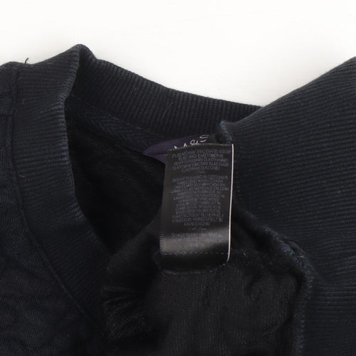 Marks and Spencer Women's Black Pullover Sweatshirt Size 16