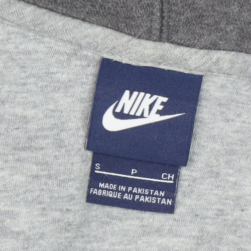 Nike Men's Grey Small Full Zip Hoodie