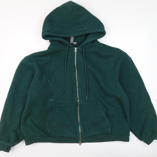 Sweaty Betty Women's Green Full Zip Hoodie, Size M, Casual Comfort