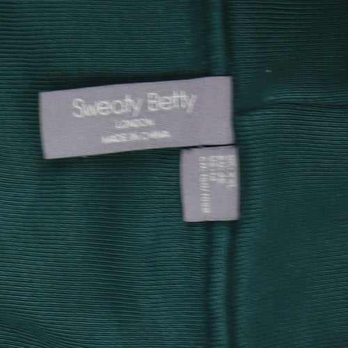 Sweaty Betty Women's Green Full Zip Hoodie, Size M, Casual Comfort