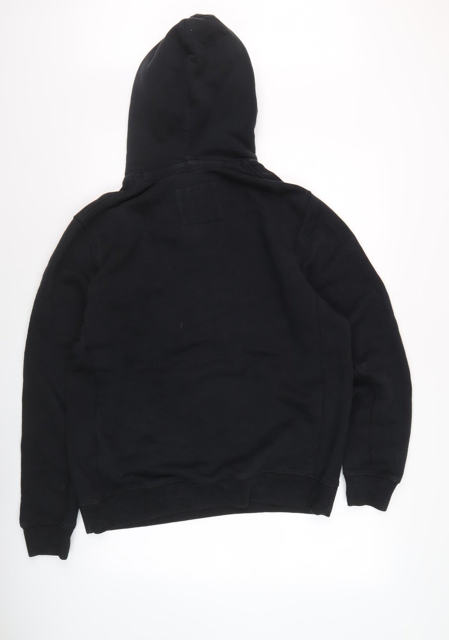 Jack Wills Men's Black Pullover Hoodie - L