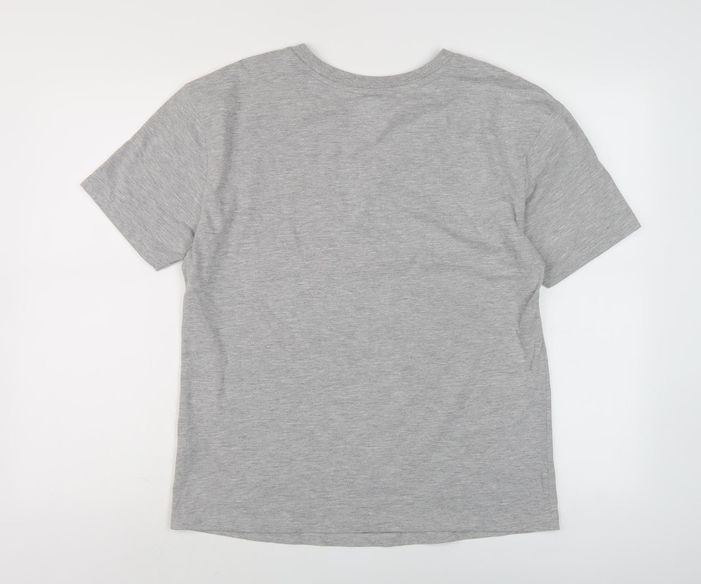 Marks and Spencer Women Grey T-Shirt Size 12 Cartoon Graphic