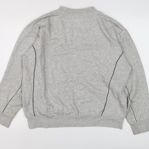 Umbro Men's Grey Sweatshirt M with Logo Accent