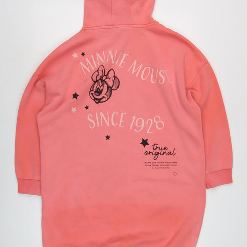 Disney Women's Pink Minnie Mouse Pullover Hoodie S
