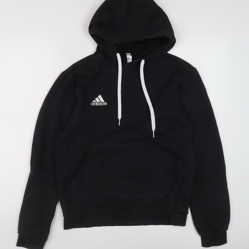 Adidas Black Unisex Pullover Hoodie Size 12