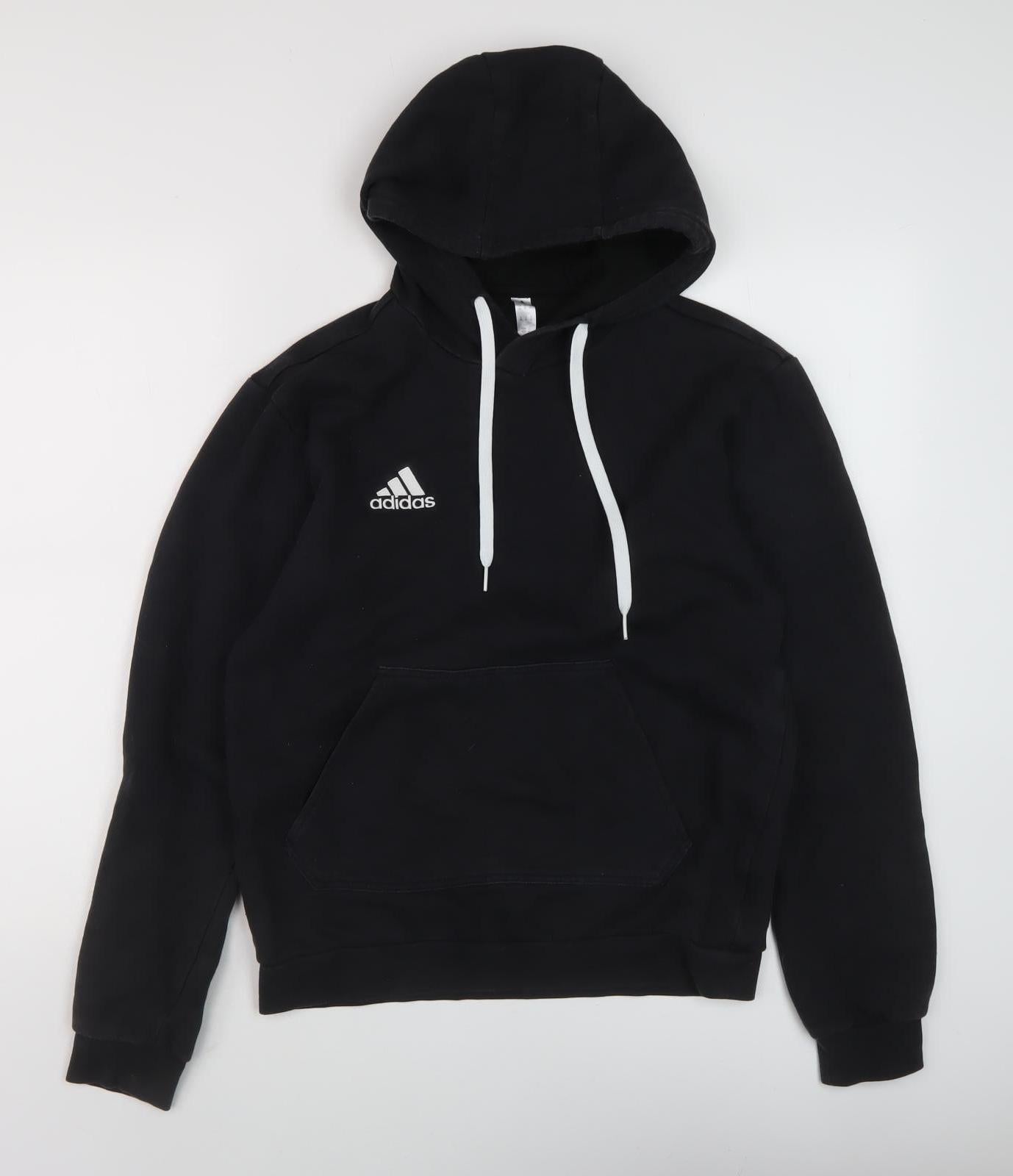 Adidas Black Unisex Pullover Hoodie Size 12