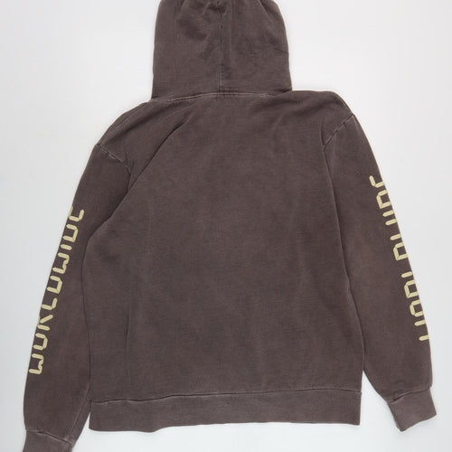 PRETTYLITTLETHING Women’s Brown Pullover Hoodie, Size S
