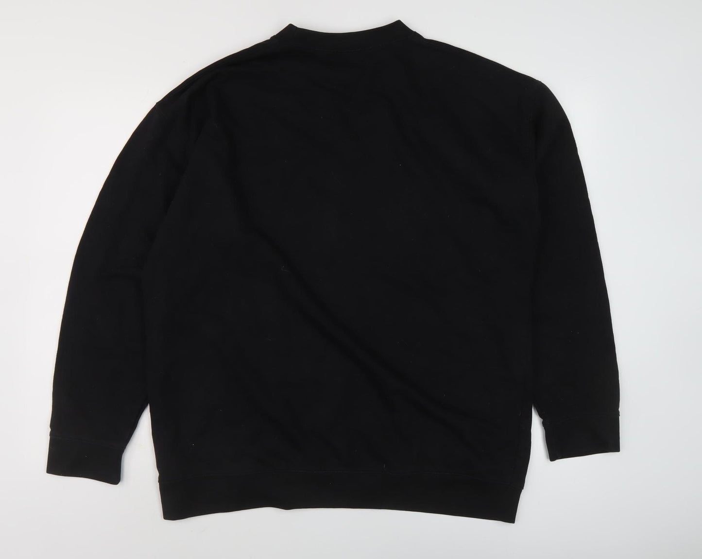 Boohoo Women's Black Plus Graphic Sweatshirt Size 20