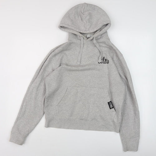 ATU Men's Grey Fleece Pullover Hoodie S