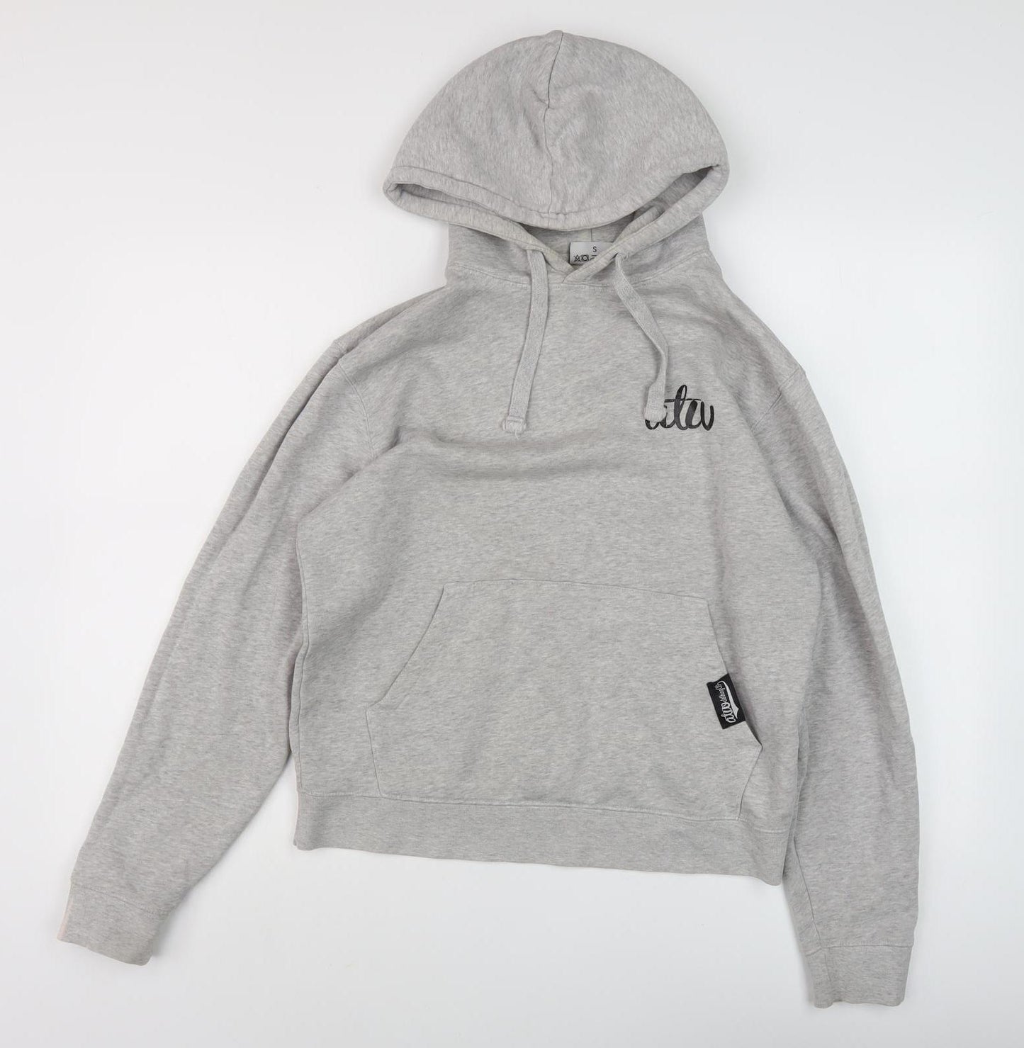 ATU Men's Grey Fleece Pullover Hoodie S