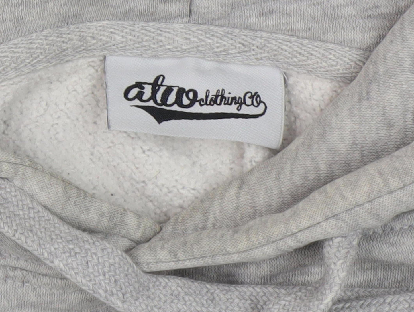 ATU Men's Grey Fleece Pullover Hoodie S