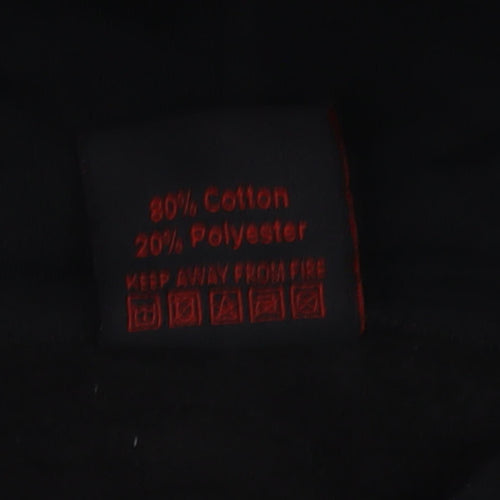 Cerberus Men's Black Pullover Logo Hoodie L