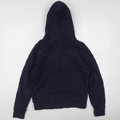 Jack Wills Women's Blue Pullover Hoodie - Size 8