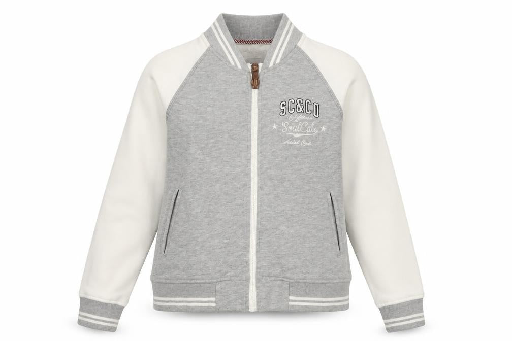 Front view of SoulCal Women's Grey Full Zip Hoodie, size 10
