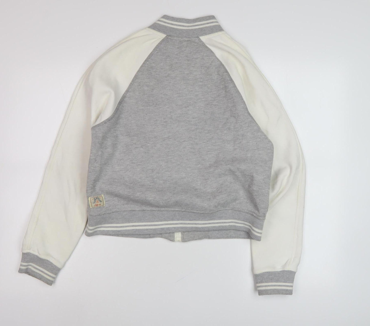 SoulCal & Co Women's Grey Full Zip Hoodie Size 10