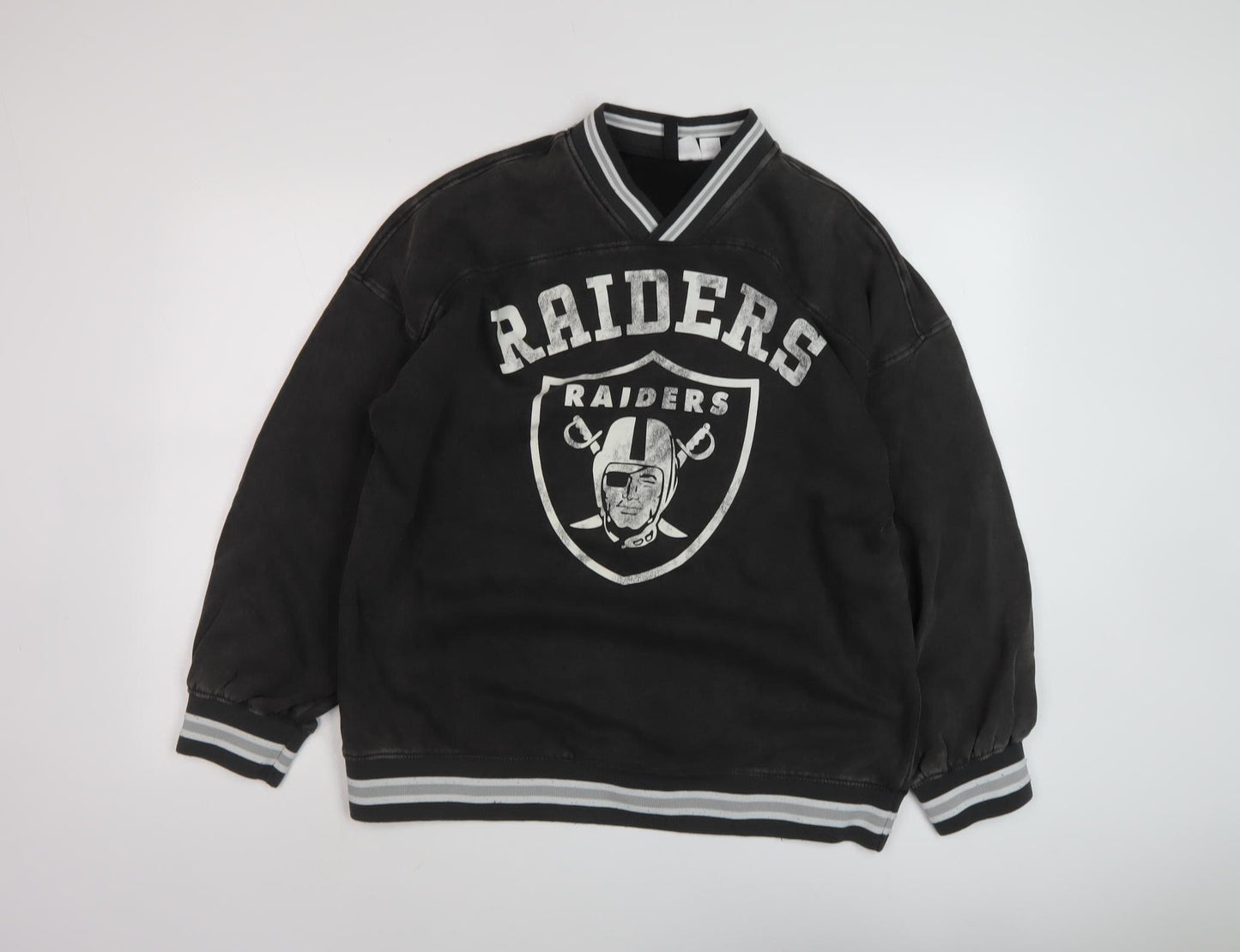 DIVIDED Black Raiders Sweatshirt S Unisex Adults