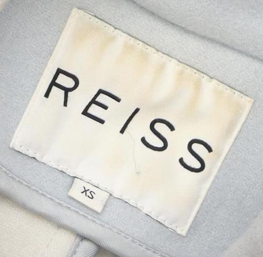 Reiss Women's Grey Wool Coat XS Mid-Length Classic