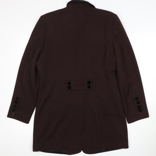 Lucia Women's Brown Tuxedo Blazer Size 12