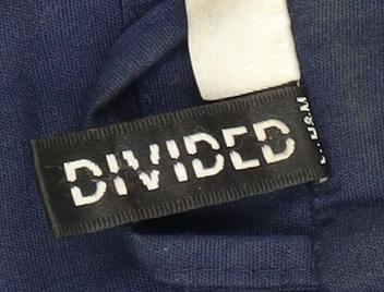 Divided Blue Women's Trench Coat Size 8 Belted Casual