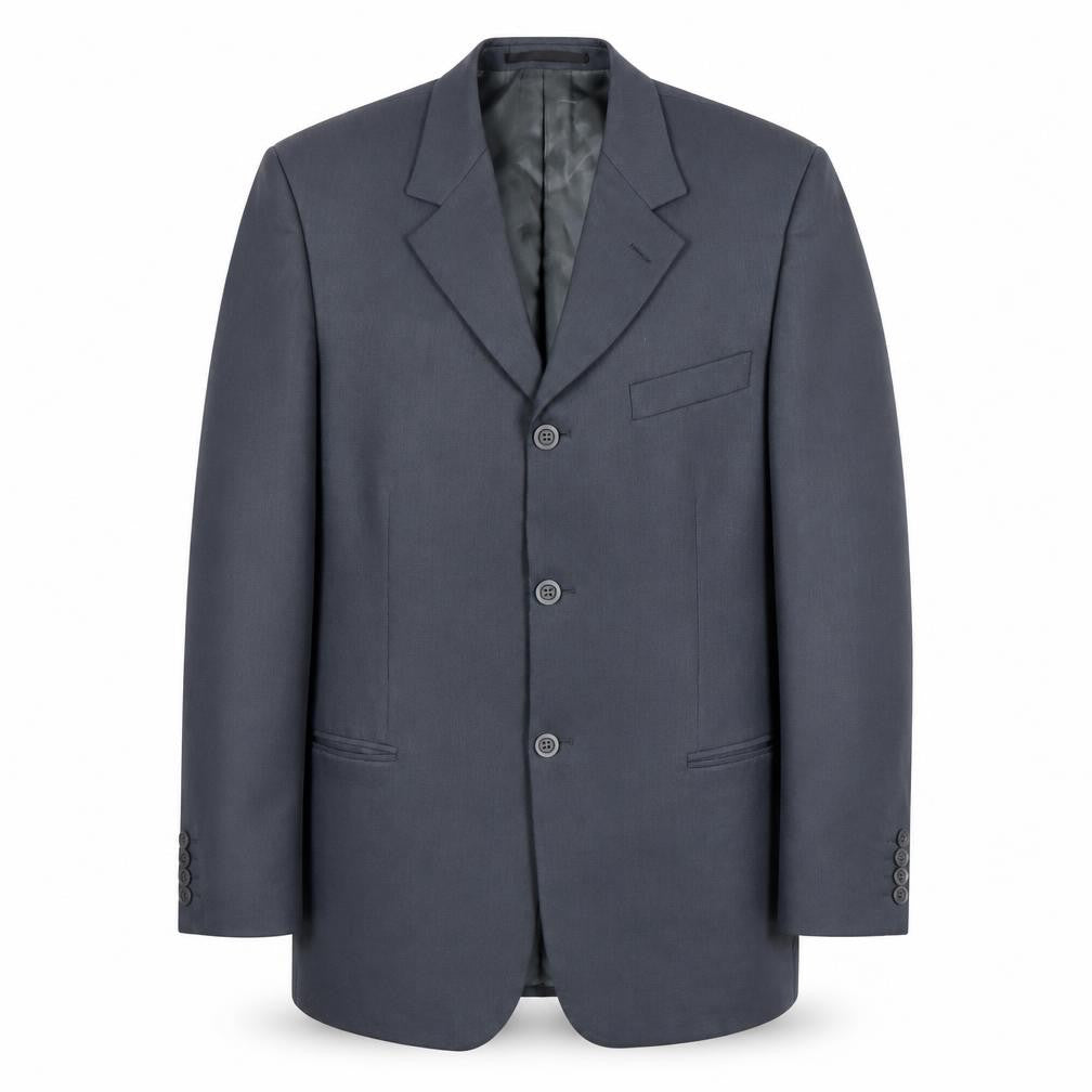 Front view of Tom English Men's Grey Blazer 50 Regular Jacket