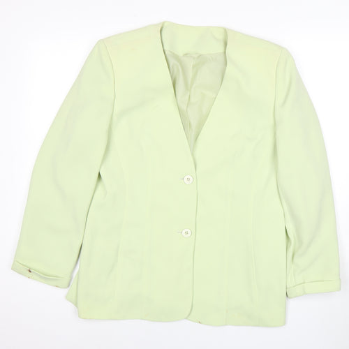 Berkertex Women's Green Jacket Size 14 Classic Blazer