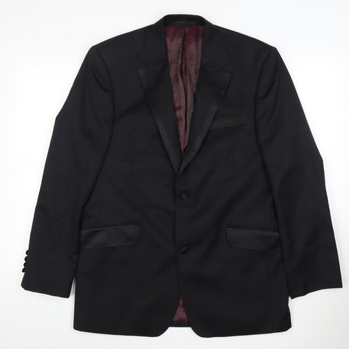 Daniel Hechter Black Tuxedo Blazer for Men 40 Regular Fit