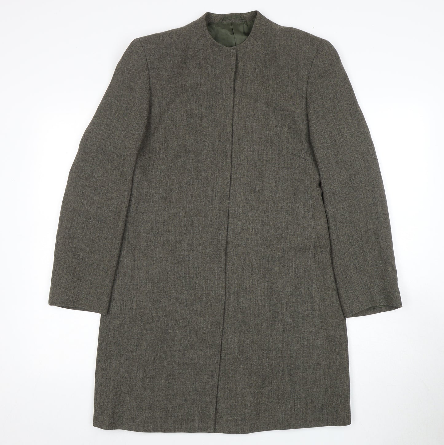 Next Women's Grey Overcoat, Size 12 - Elegant Business Attire