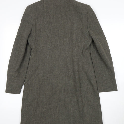 Next Women's Grey Overcoat, Size 12 - Elegant Business Attire