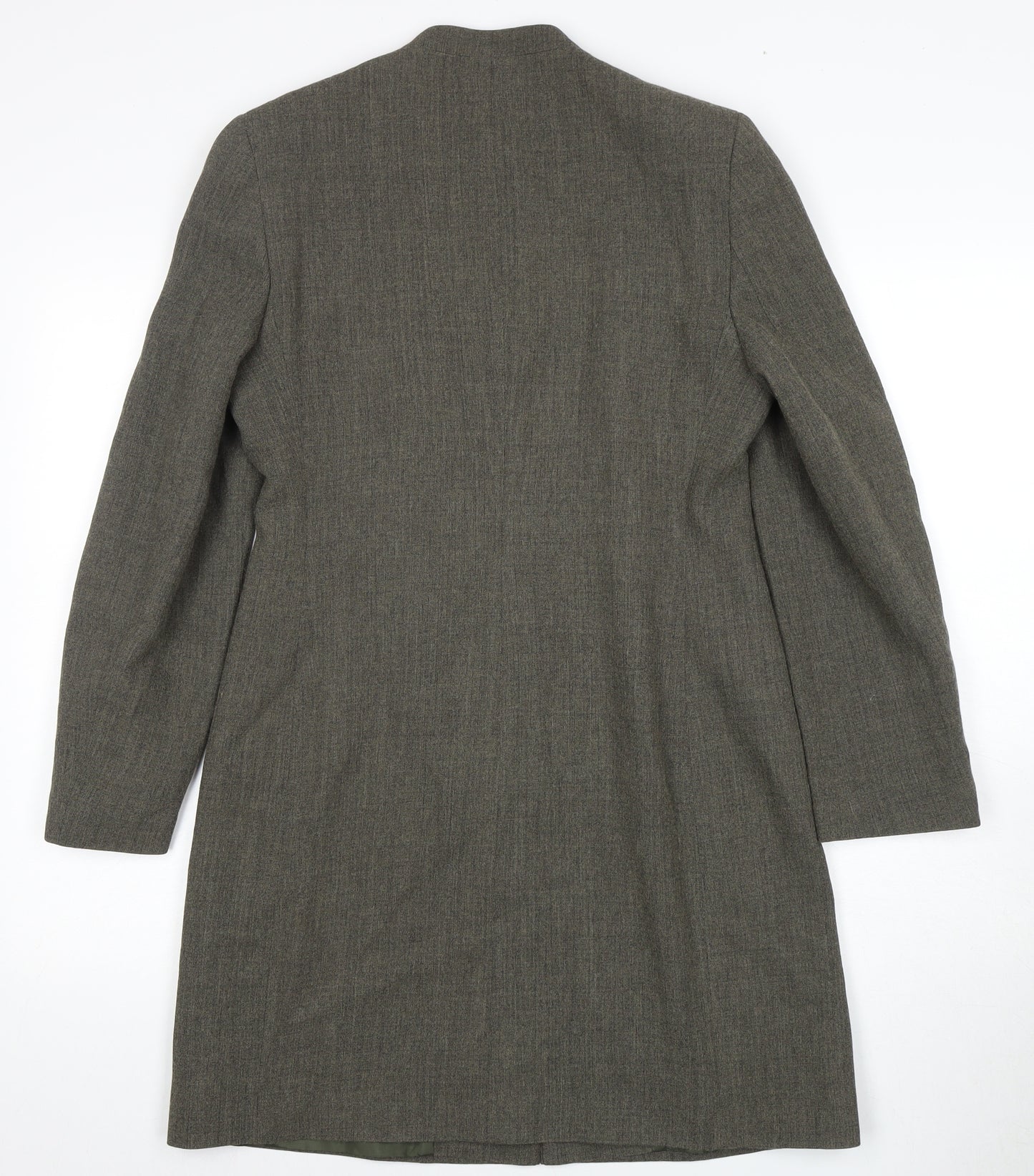 Next Women's Grey Overcoat, Size 12 - Elegant Business Attire