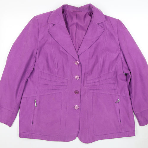 Kirsten Women's Purple Blazer Size 14