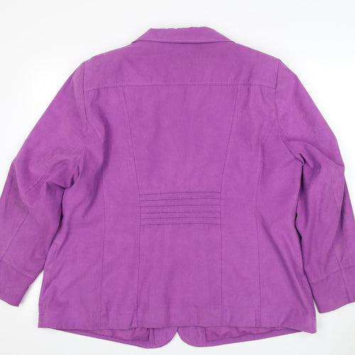 Kirsten Women's Purple Blazer Size 14