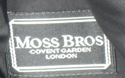 Moss Bros Men's Black Tuxedo Blazer Wool Formal Shawl Lapel 38R