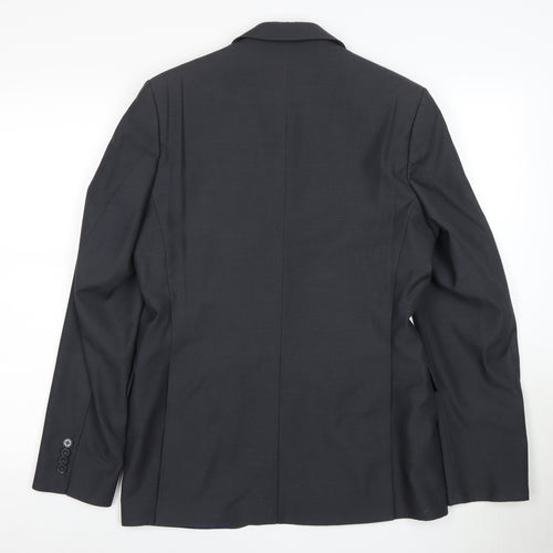 Daniel Hechter Men's Grey Blazer, 46 Regular Fit