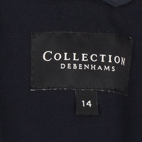 Debenhams Women's Blue Blazer Size 14