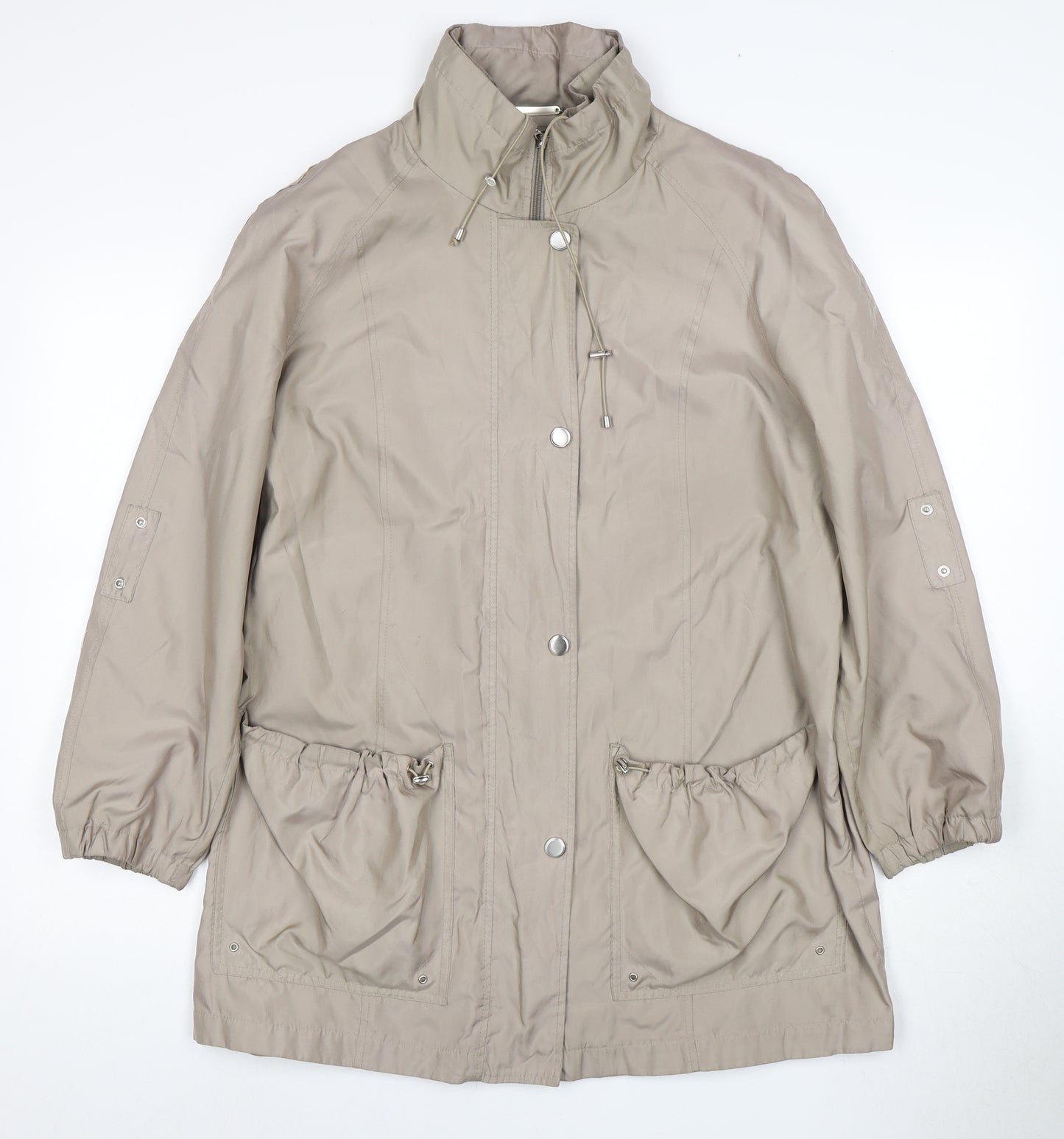 Windsmoor Women's Beige Parka Jacket S Casual