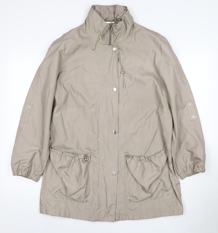 Windsmoor Women's Beige Parka Jacket S Casual