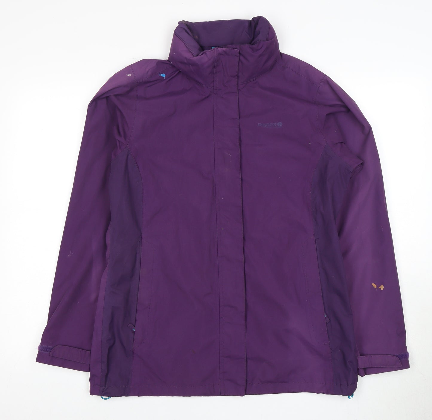 Regatta Women's Purple Rain Coat Size 12 Waterproof