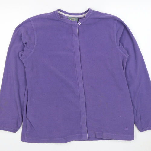 Craghoppers Women's Purple Fleece Jacket Size 12
