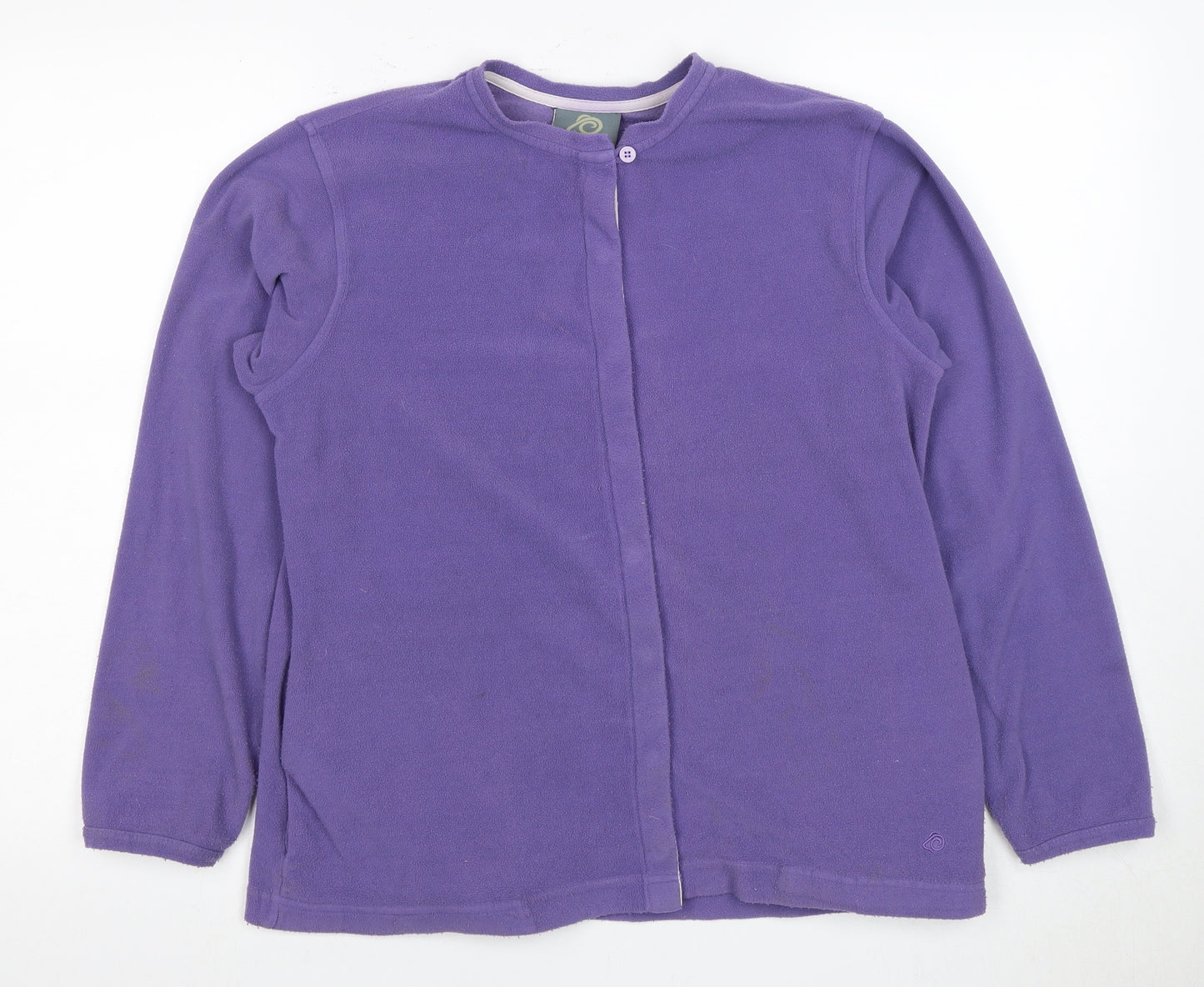 Craghoppers Women's Purple Fleece Jacket Size 12
