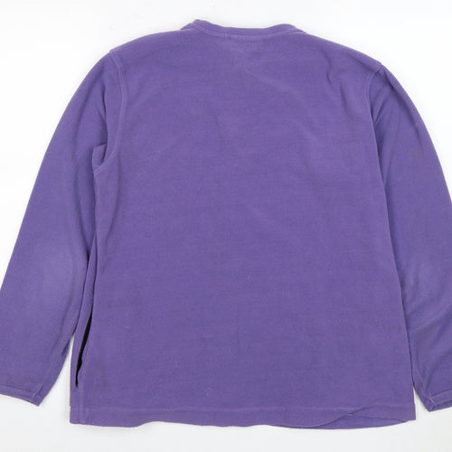 Craghoppers Women's Purple Fleece Jacket Size 12