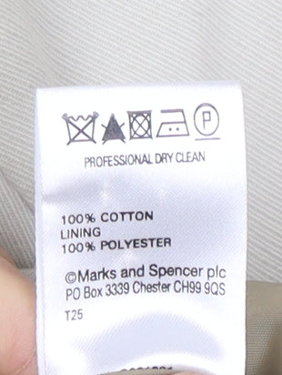 Marks and Spencer Women's Beige Trench Coat Size 14